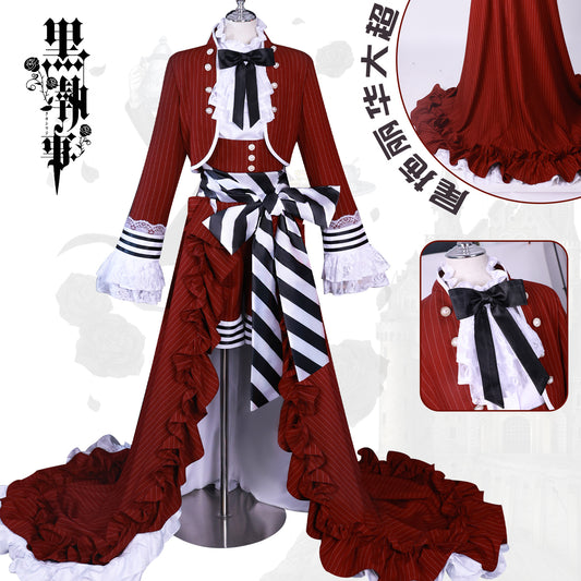 Char cosplay costume anime Black Butler Char Black Tea Cup cosplay Char cosplay costume complete set